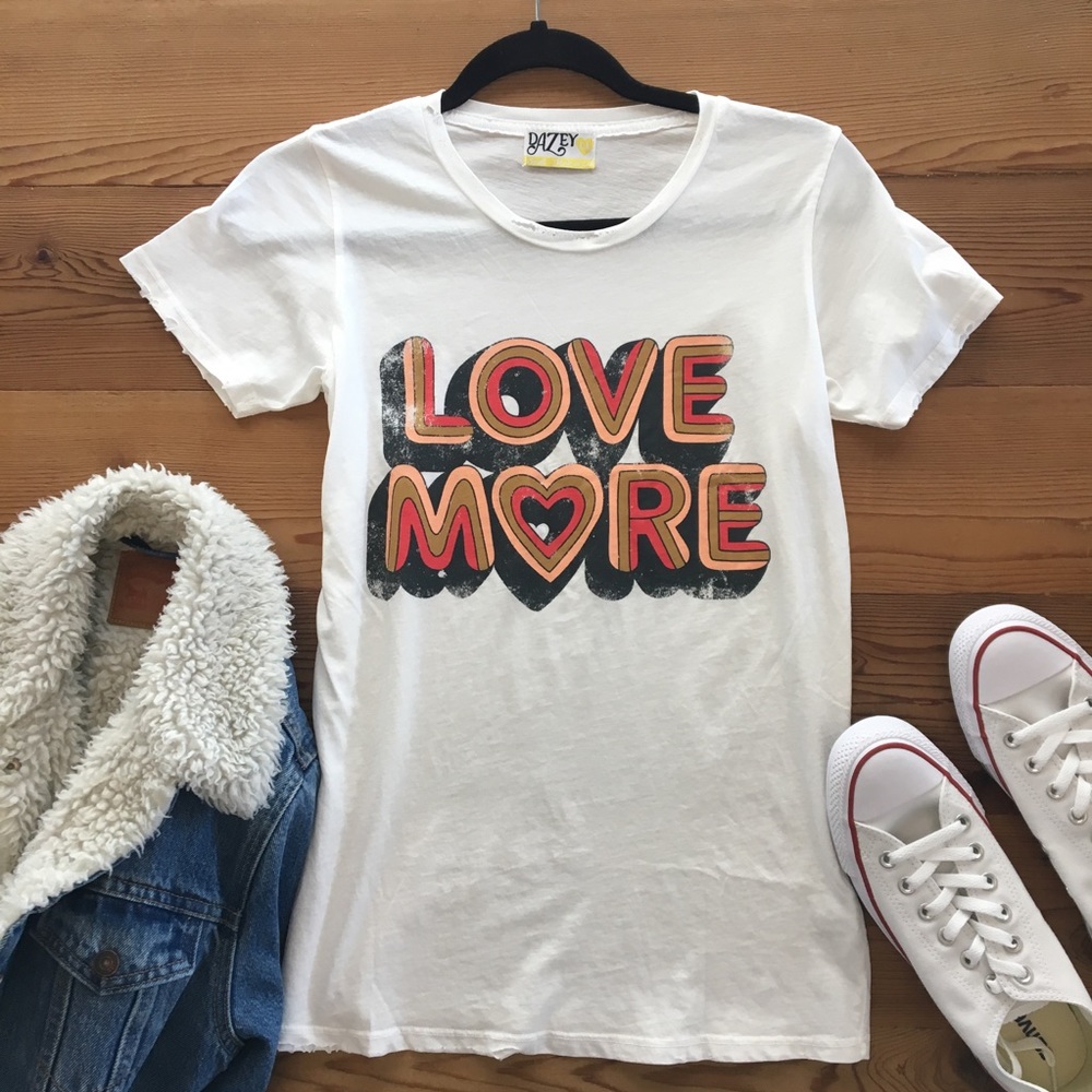 Love More Dazey LA T-Shirt White